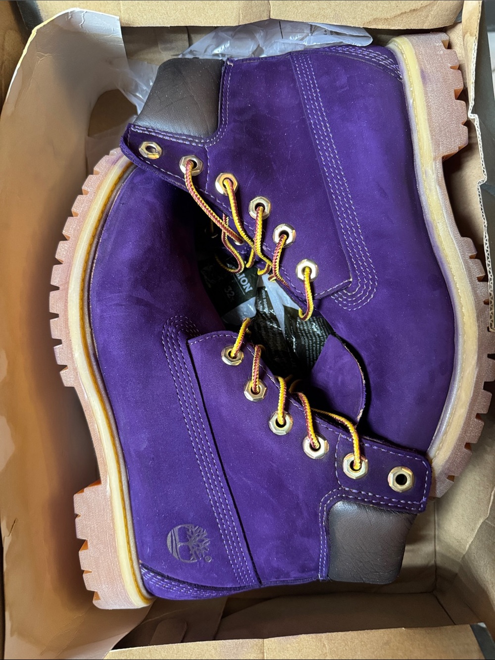 -Custom Purple Timberlands